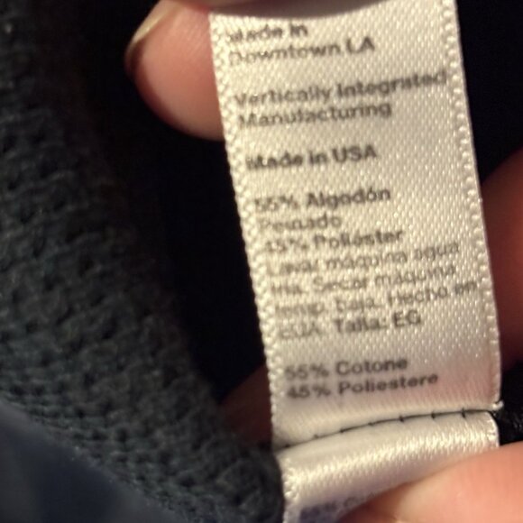 American Apparel Thermal Henley “Kill Shirt” As Seen Dexter Morgan Men’s XL FLAW - Picture 6 of 14